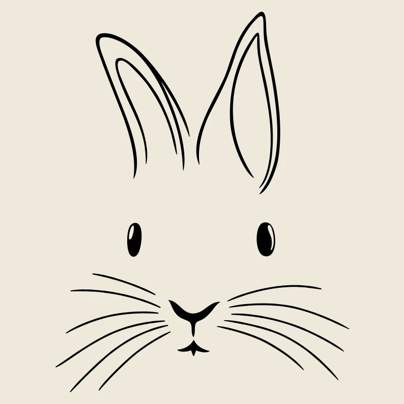 Minimalist Easter Easter Floppy Ear