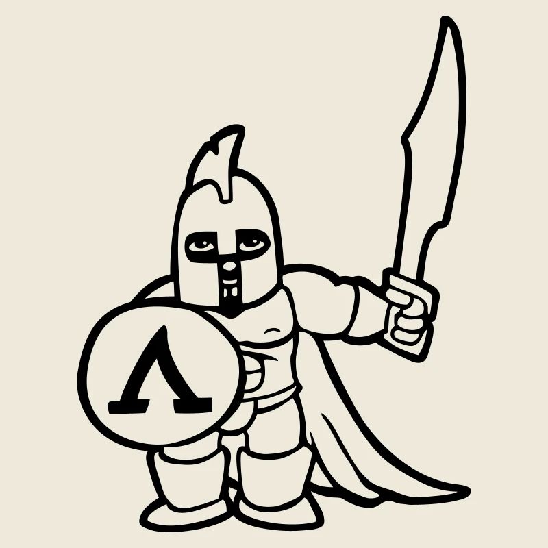 sparta fun spartan spartan warrior comic drawing