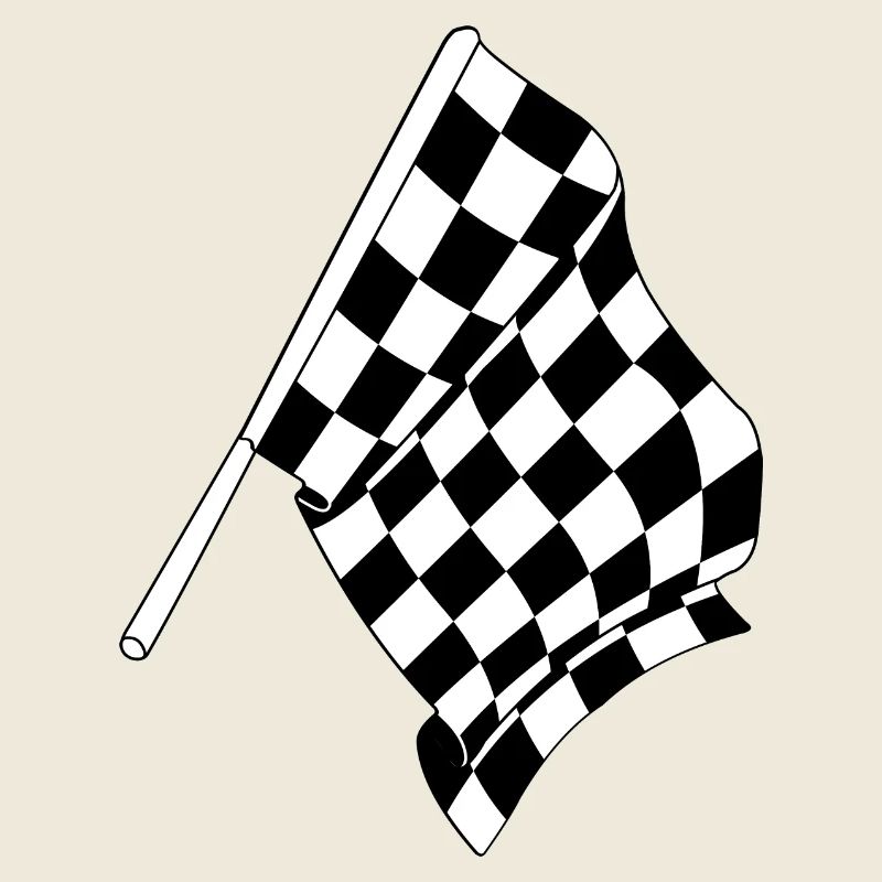 Drapeau de la course automobile