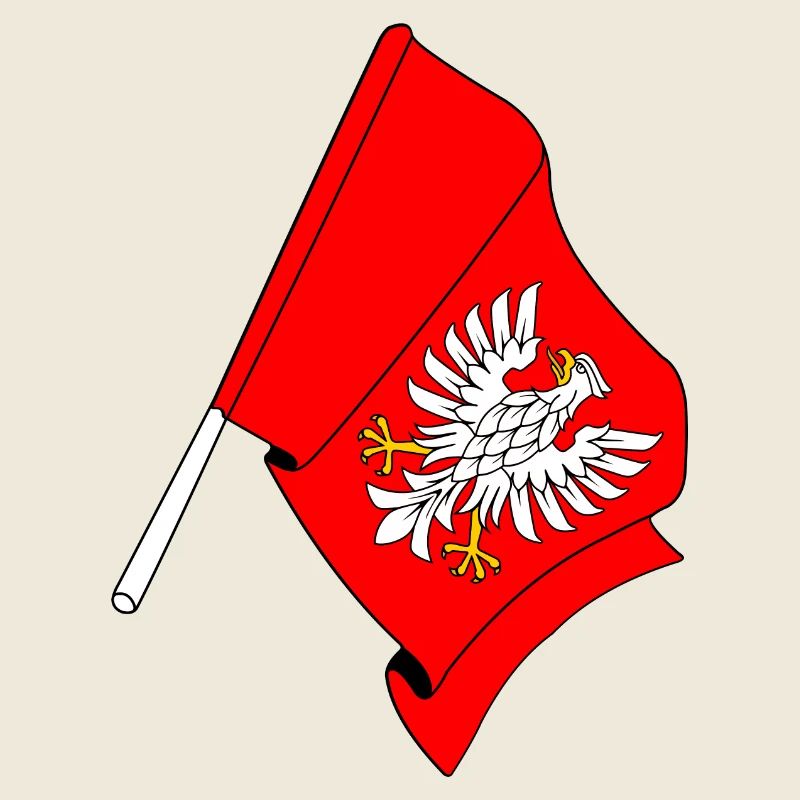 Drapeau : Mazovie, Pologne