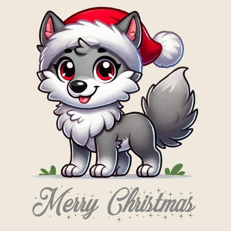 Loup Joyeux Noël