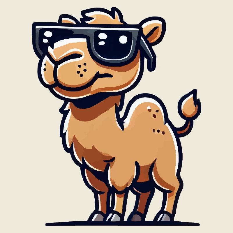 kamel comic sonnenbrille