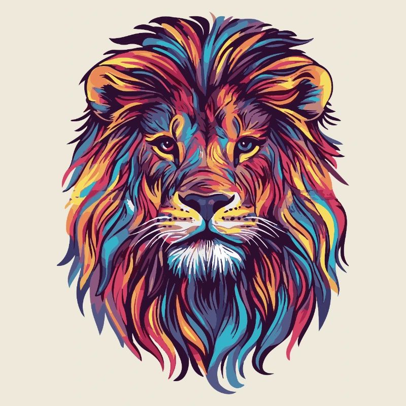 Lion Colorful