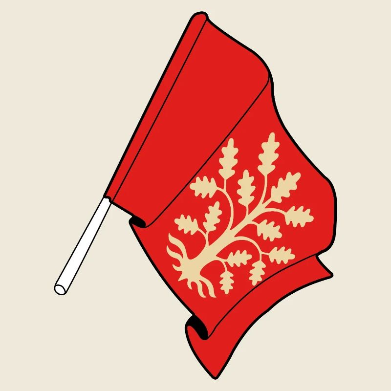 Moderne Flagge von Agder Norway Design