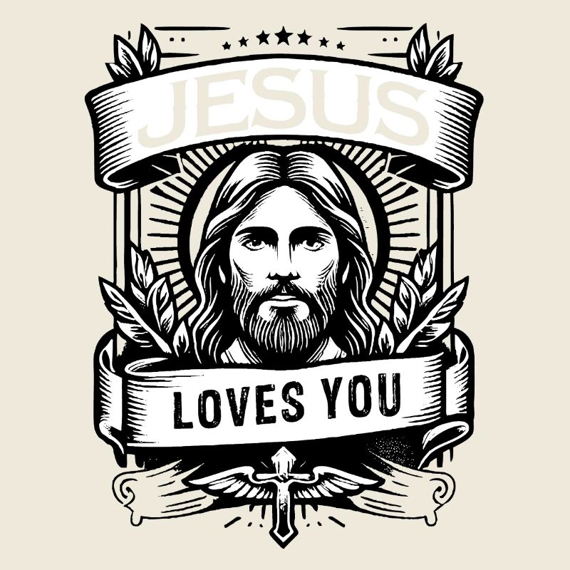 Jésus vous aime avec l’arc