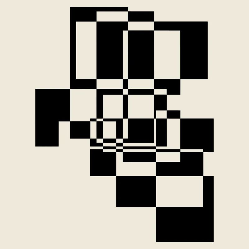 Abstrakte Formen und Muster Geschenk