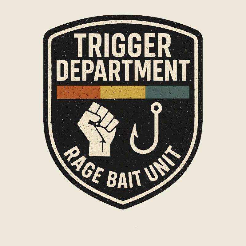 Trigger Department Rage Bait Patch, Lustig