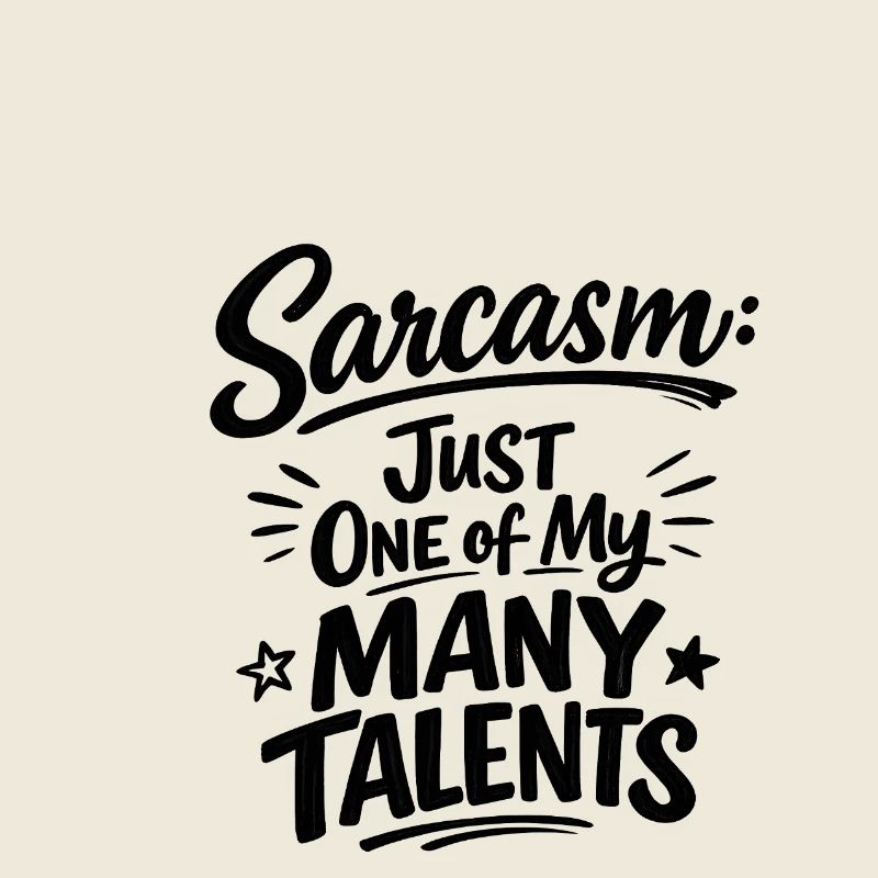 Sarcasm Saying Funny Statement
