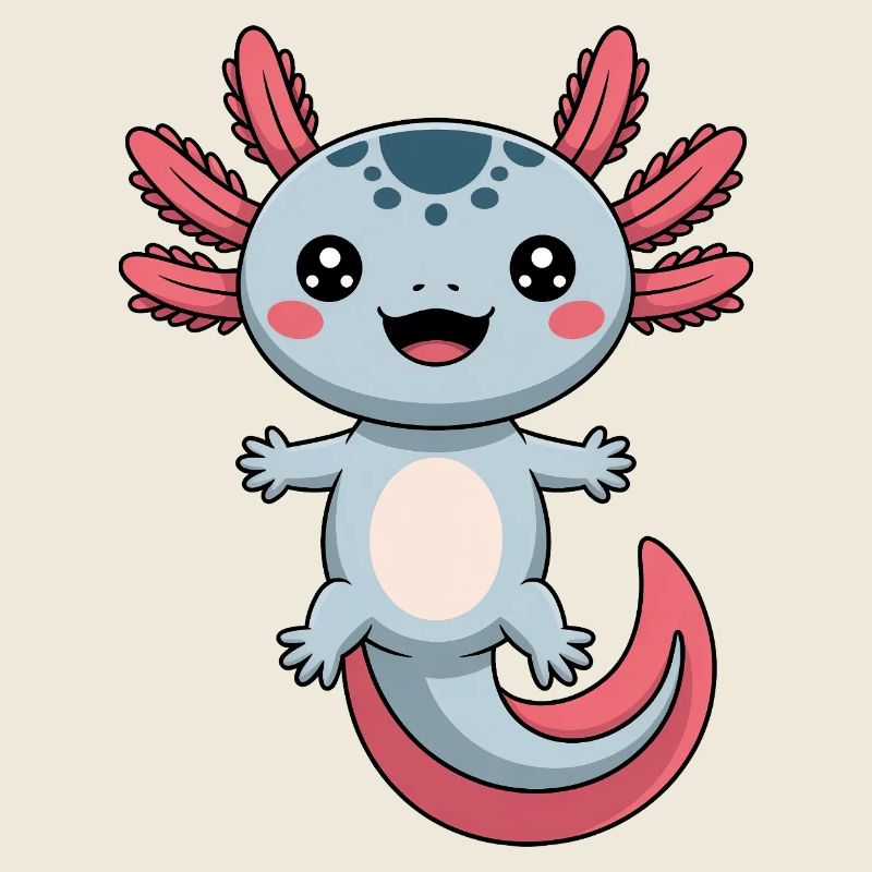 Axolotl Cute Comic