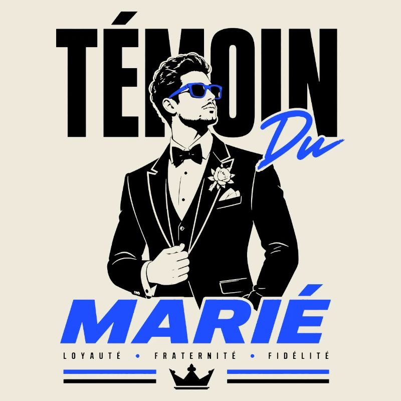 Témoin du Marié Élégance Premium