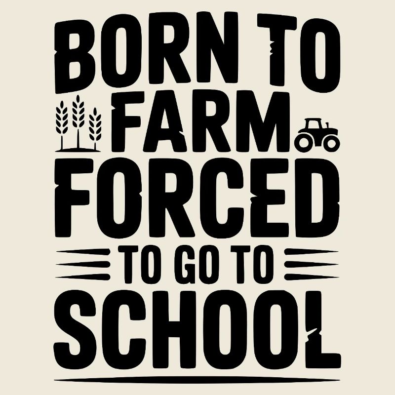 Né à la ferme forcé d’aller à l’école