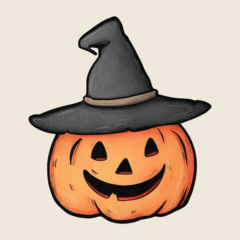 Funny pumpkin for Halloween