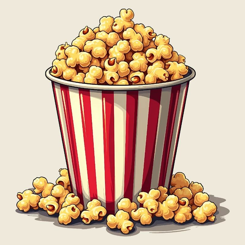 Karneval Popcorn - Kinder Kostüm