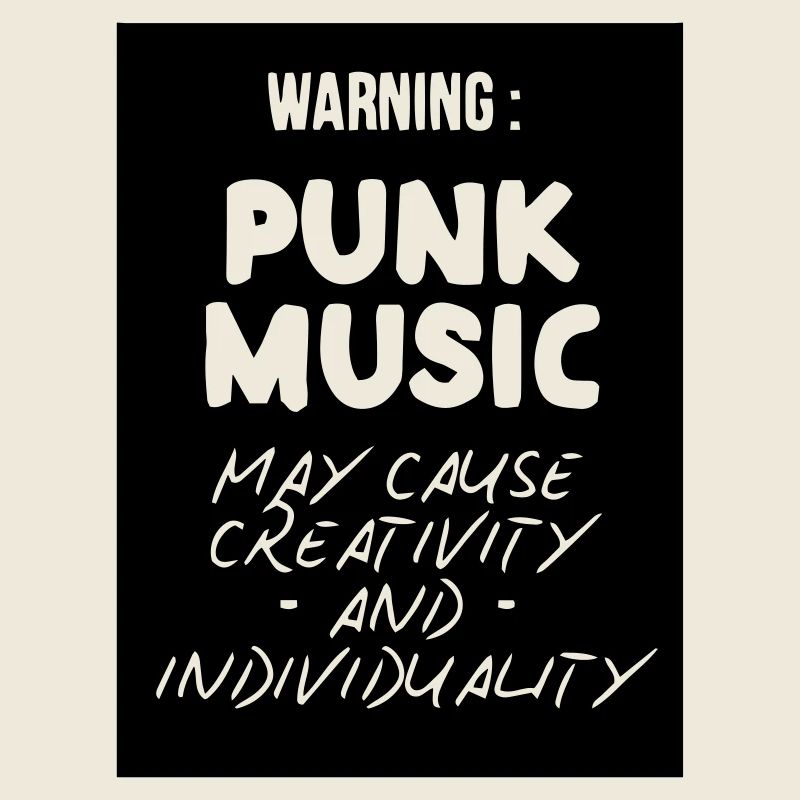 La musique punk peut causer de la créativité et de l'individualité