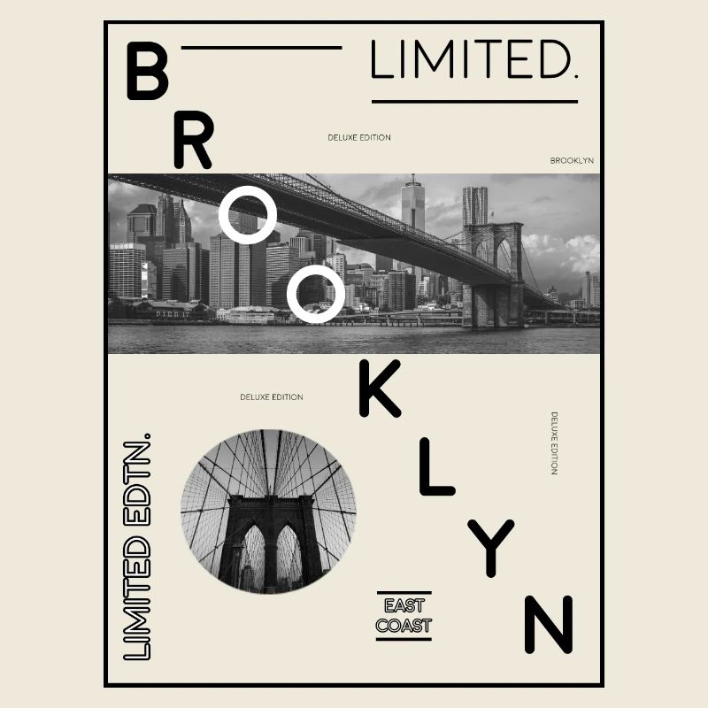 Brooklyn Edition Limitée! L'idée du pont de Brooklyn