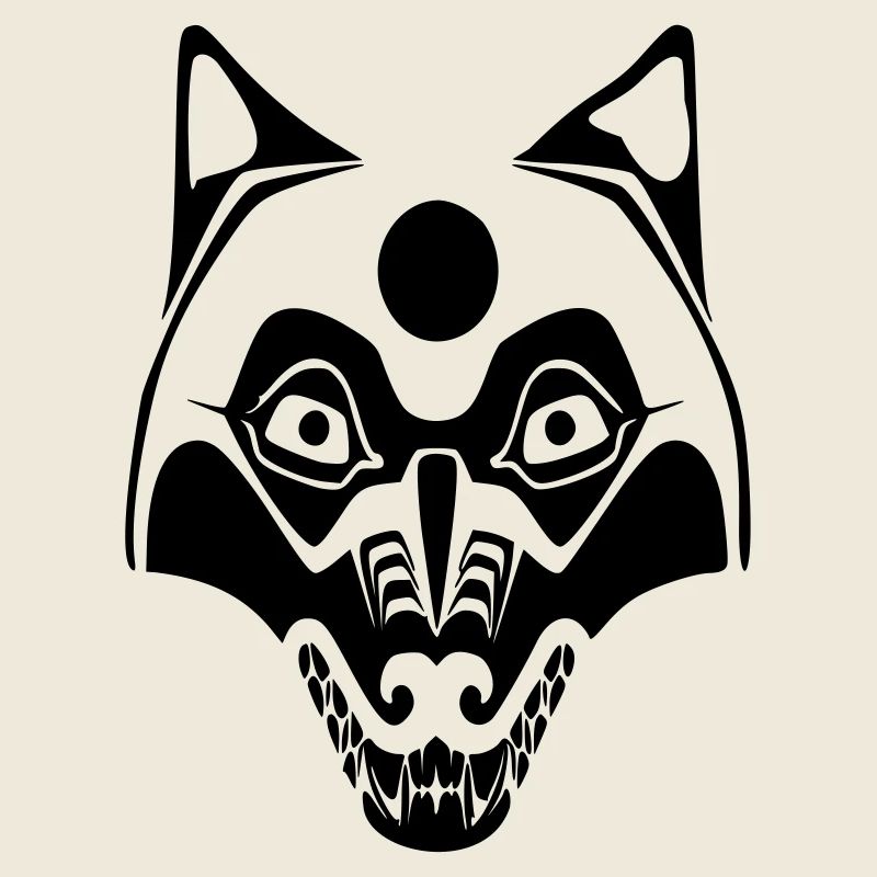 wolf - maske mond