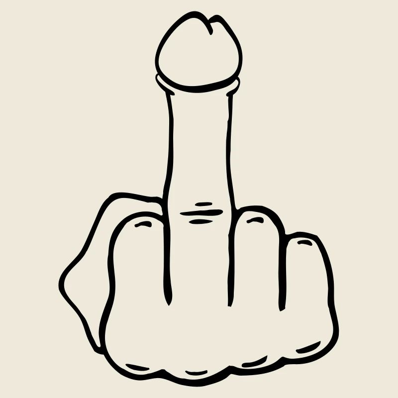 middle finger penis