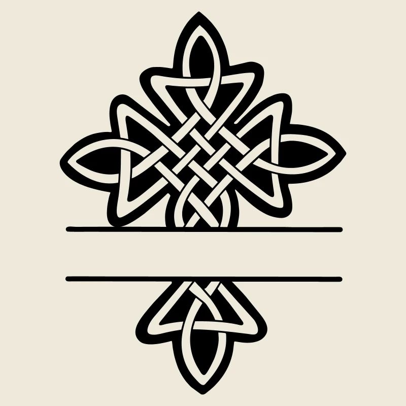 Celtic cross monogram