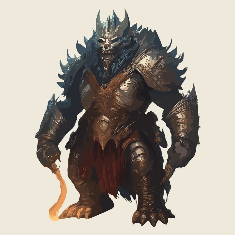 Dämonischer Krieger 