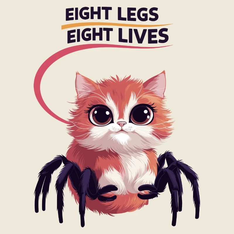 Chat araignées mignonnes