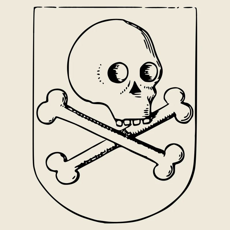 Schädel und Knochen