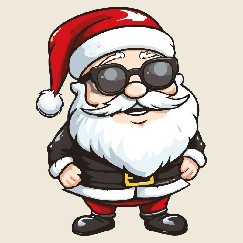 Weihnachtsmann Sonnenbrille
