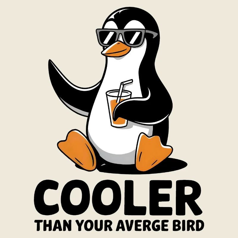 Kühler als ein durchschnittlicher Vogel