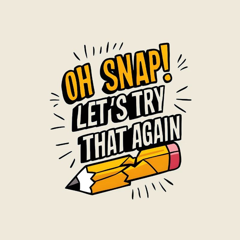 Oh Snap! Let’s Try That Again