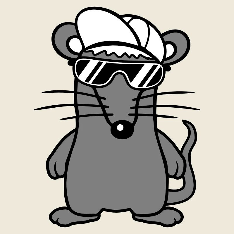 Mouse Sunglasses Cool Cappy Cap Hat Teens