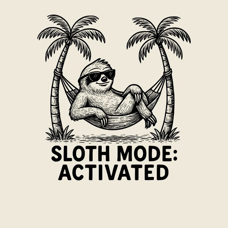 Faultier Sloth Mode: Activated Chillen Arbeit