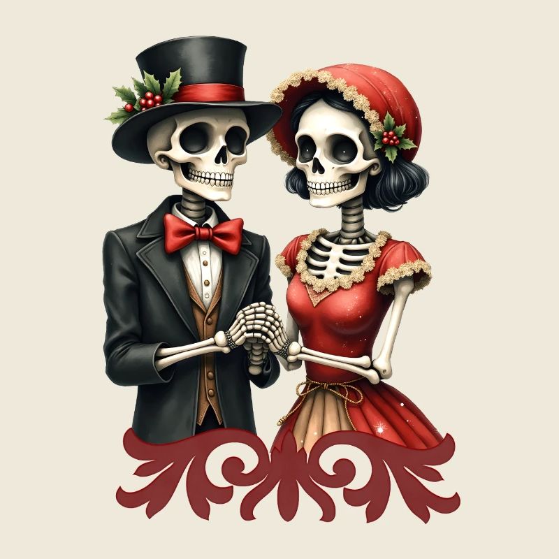 Romance de Noël des os.