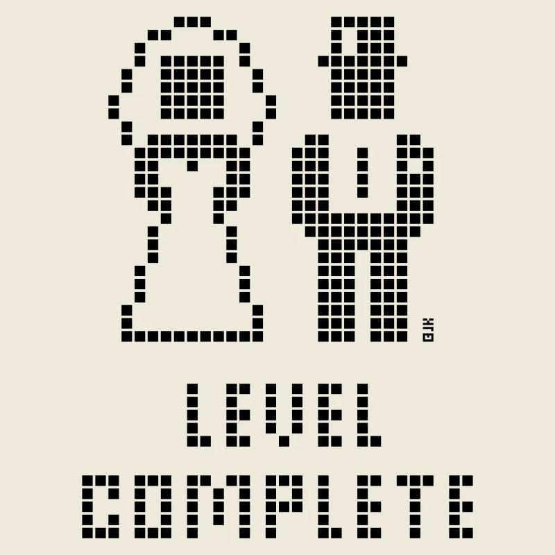 Level Complete (Wedding / Stag Party / Pixel / B)