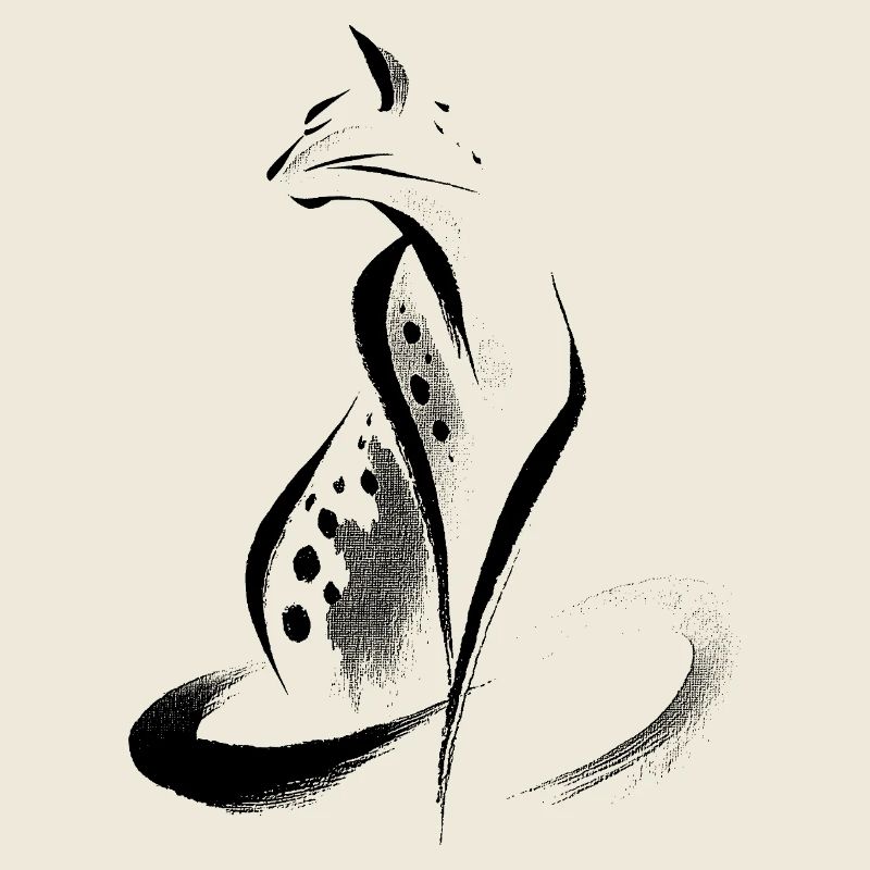 Guépard abstrait