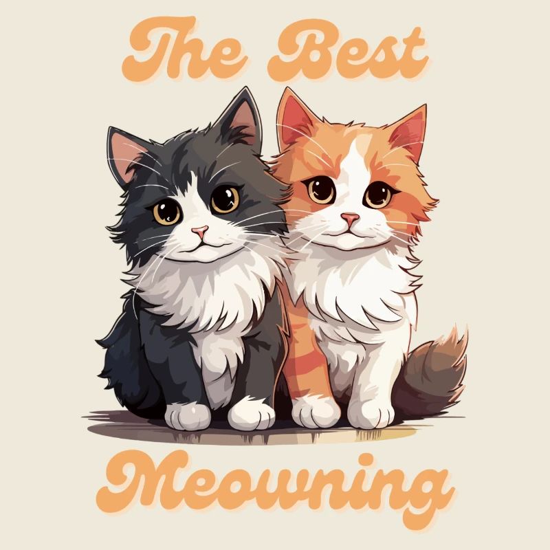 Morning cat furbaby pet design