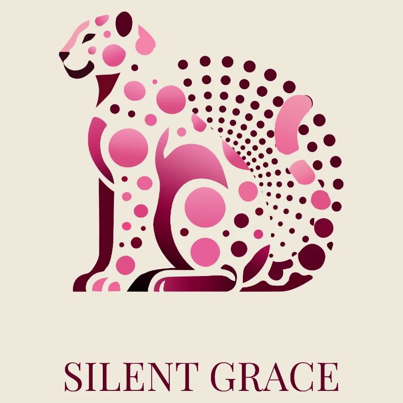 Silent Grace Chat élégant