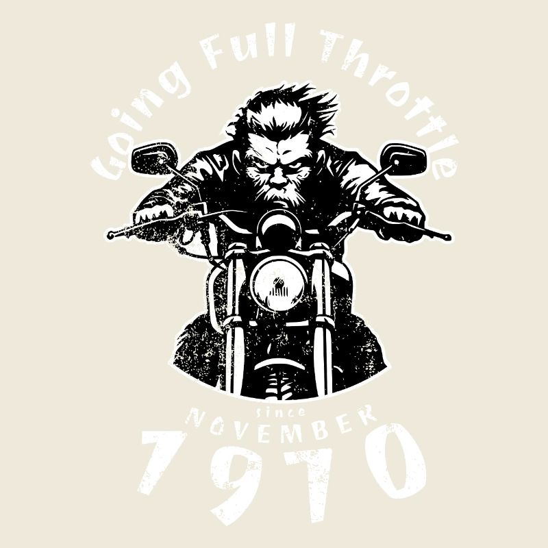 55. Geburtstag Going Full Throttle Since 11/1970