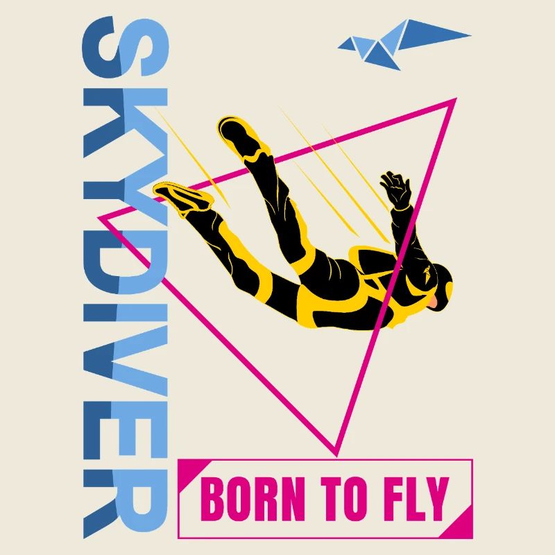 Parachuting Skydiver | Born to Fly