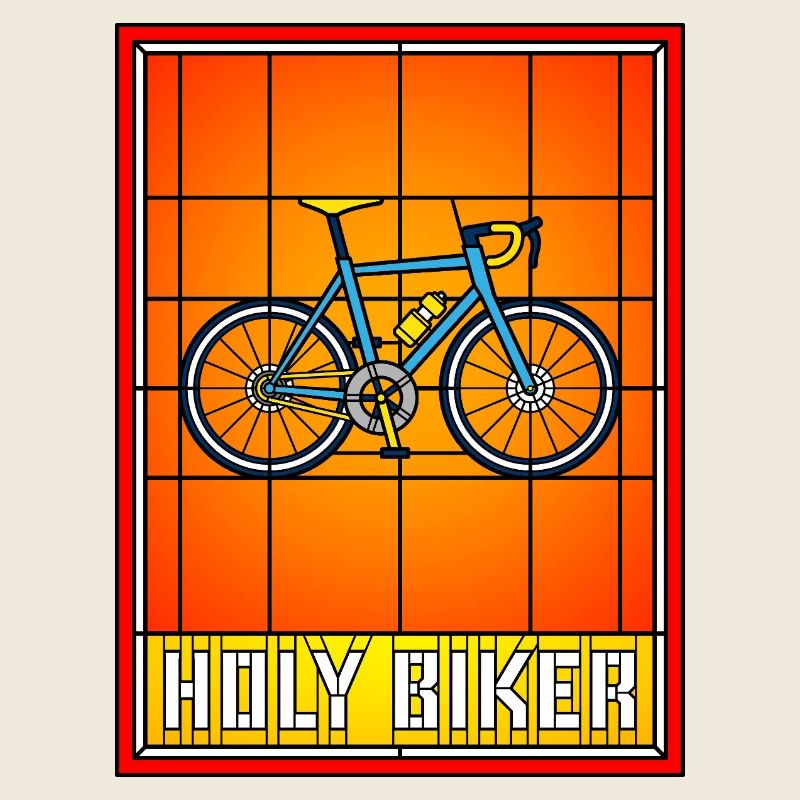 Saint Vélo en Verre Biker