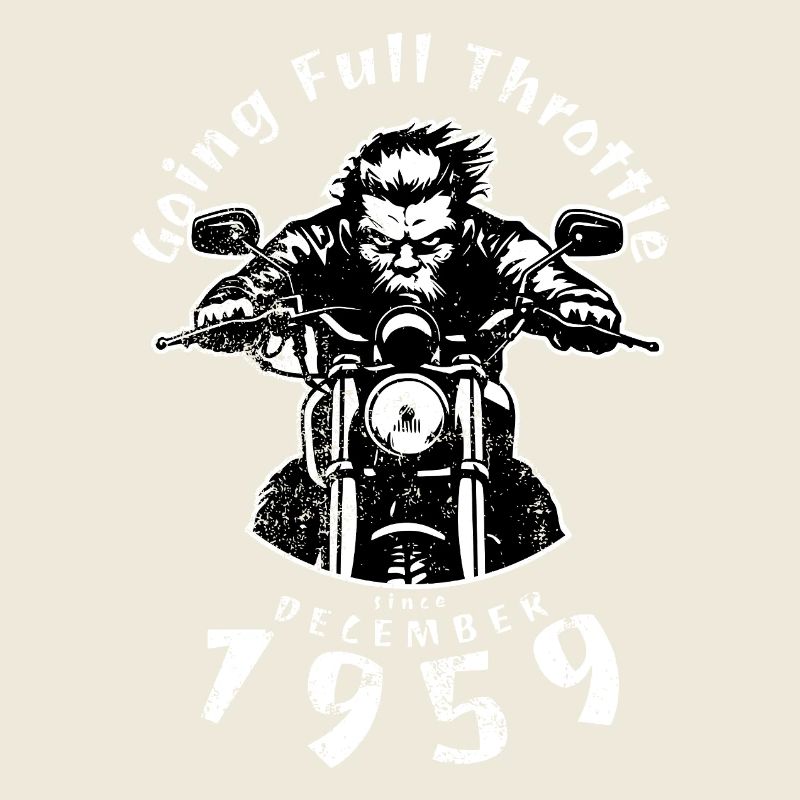 66. Geburtstag Going Full Throttle Since 12/1959