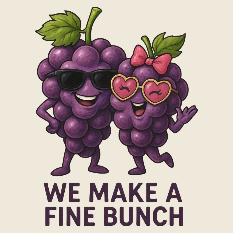 Une grappe fine de raisins avec style