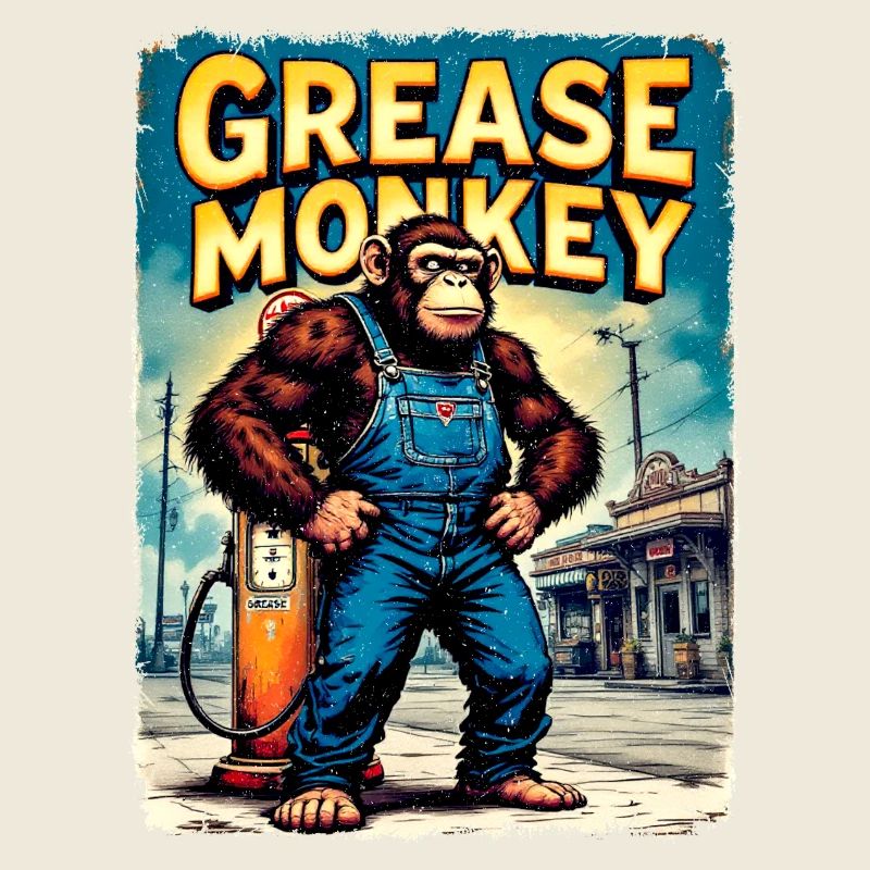 GreaseMonkey Retro Street Art