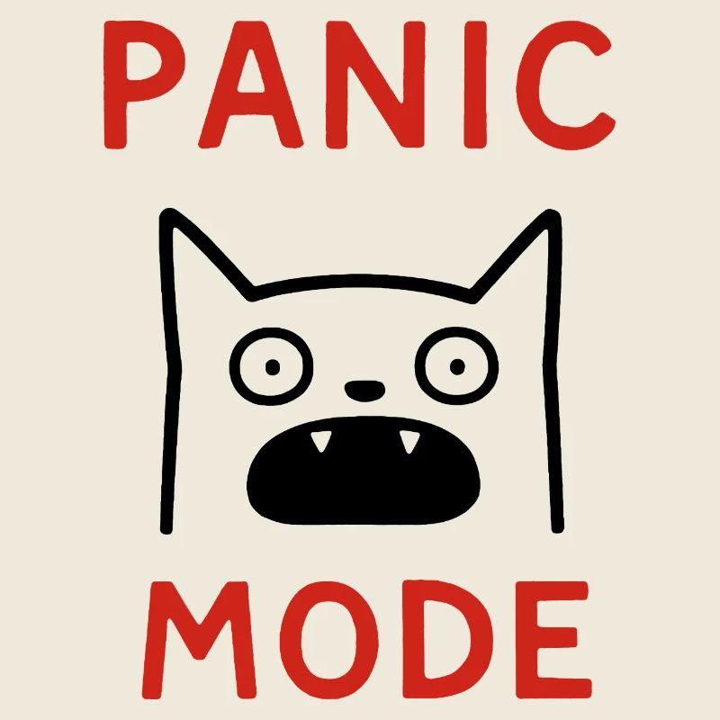 Cat panic mode