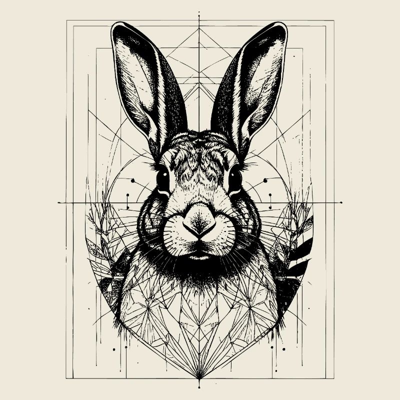 Rabbit in Geometric Frame
