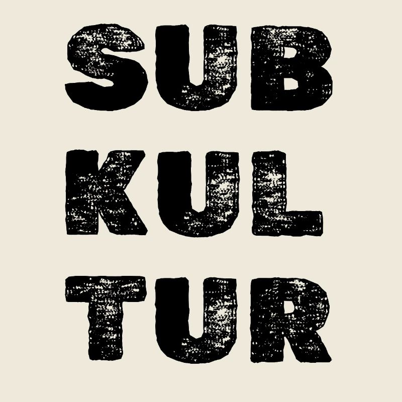 SUBKULTUR Logo – Minimal Techno Identity