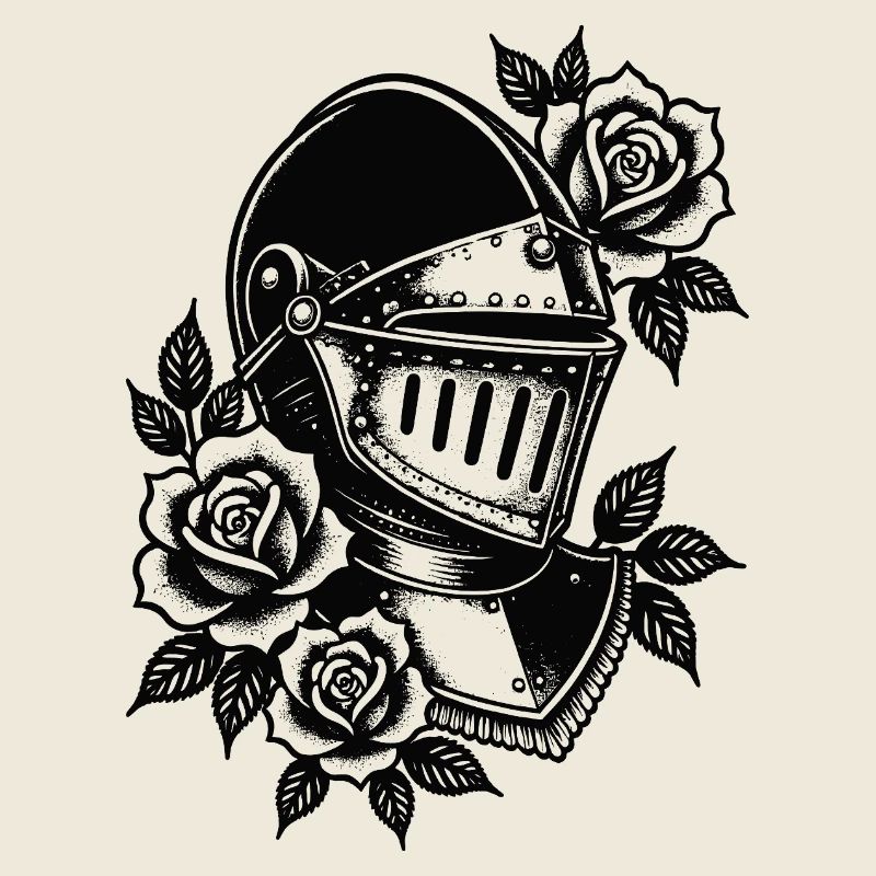 Casque de Chevalier Rosebound