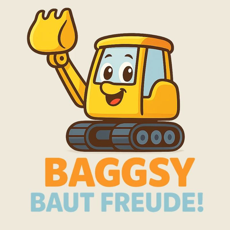 Excavator with a friendly face