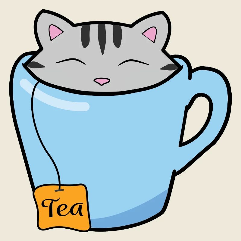 Teetasse Katze