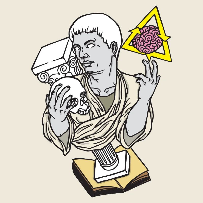 Statue Schädel Siegessäule