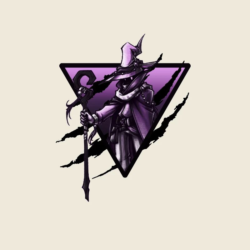 triangle de mage noir