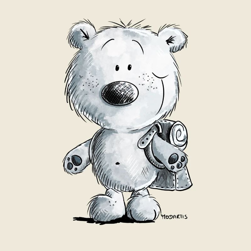 Schulkind Eisbär I Einschulung 1. Klasse Geschenk